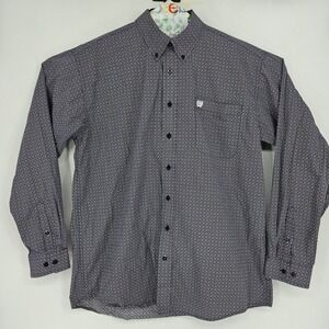 Cinch Shirt Mens Large Geometric Western Button Down Cowboy Long Sleeve